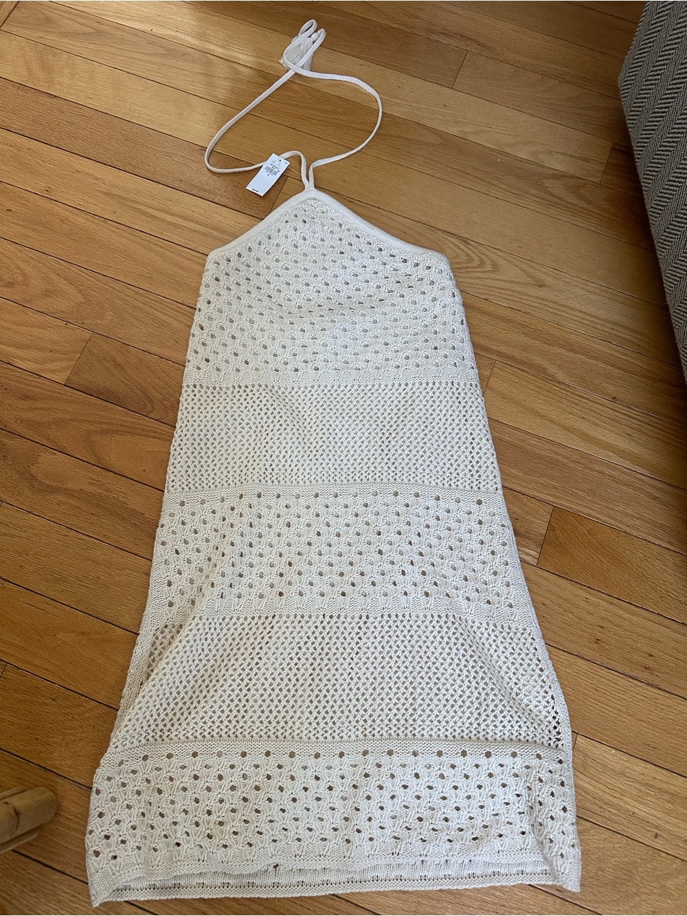 Old Navy ivory Crochet Mini Dress